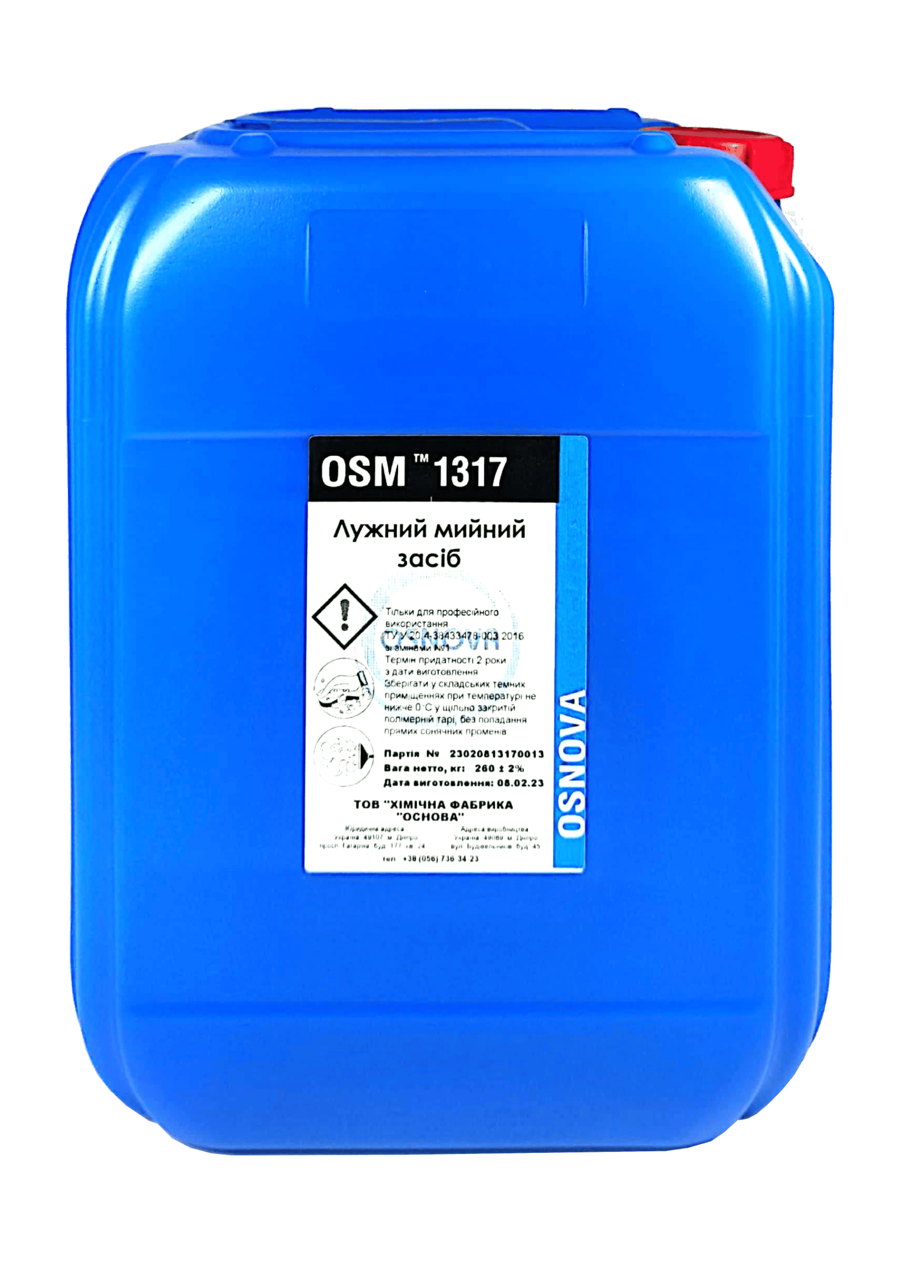 CONCENTRATE FOR CLEANING THE WAREHOUSE AND GLOSSY SURFACES OSM 1317